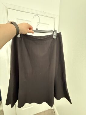 Classic Black A-Line Skirt - Women